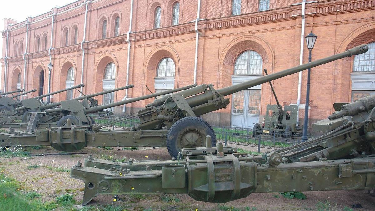 130-мм пушка М-46 (1953) Военно-исторический музей артиллерии, инженерных войск и войск связи
