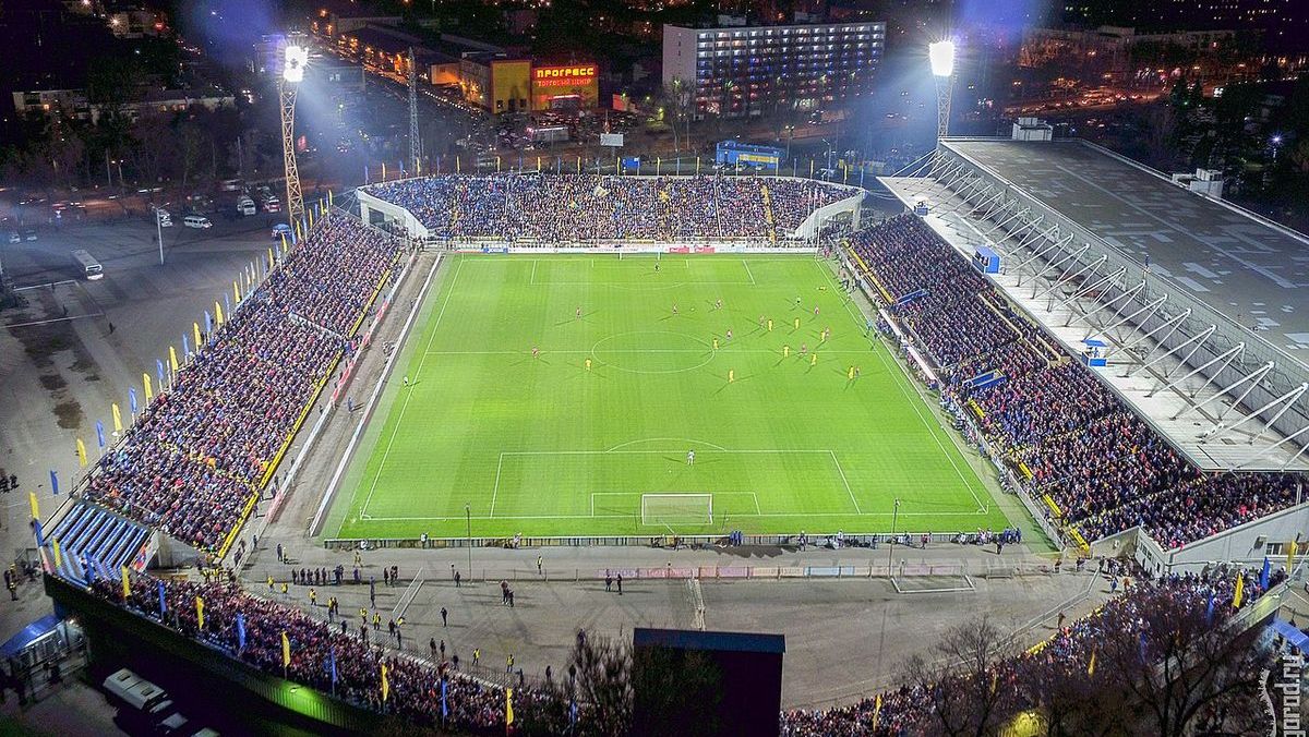 Word stadium. Стадион Олимп-2 Ростов-на-Дону.