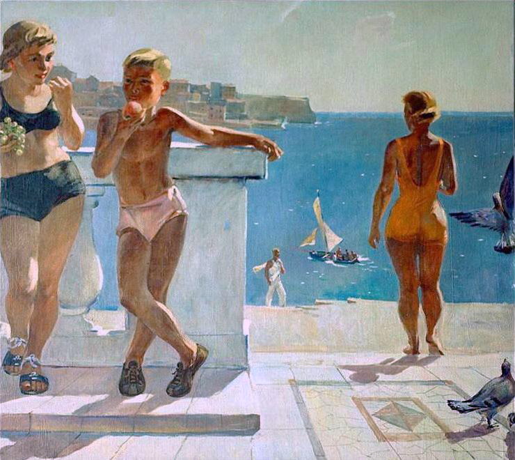 Александр Дейнека. В Севастополе. 1956