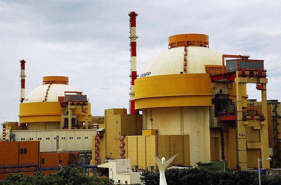 Строящаяся в Индии АЭС «Кудамкулам»