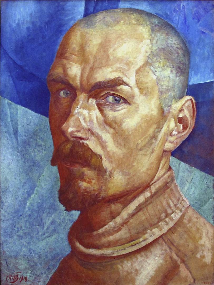 К. С. Петров-Водкин. Автопортрет. 1918 г.