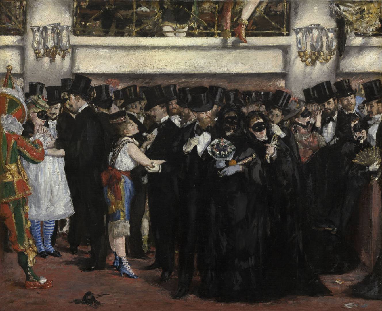 Эдуард Мане. Бал-маскарад в опере. 1873 1