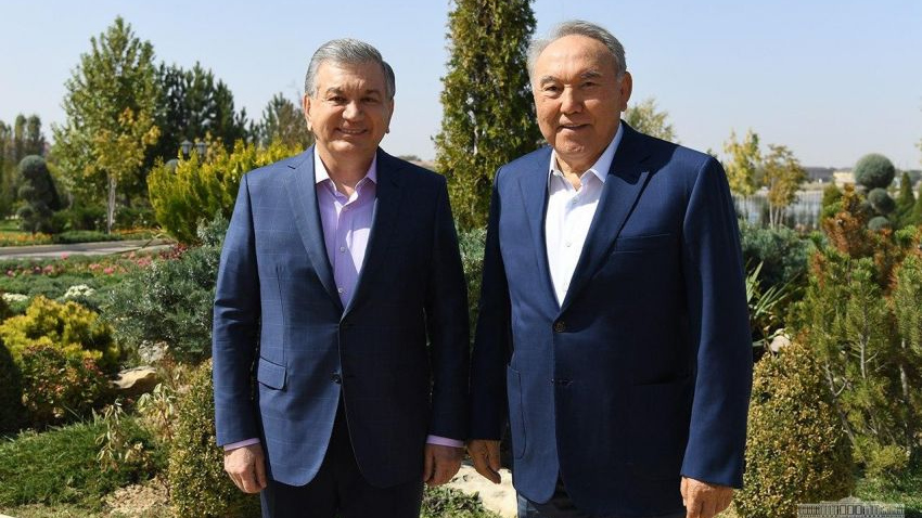 Шавкат Мирзиёев и Нурсултан Назарбаев