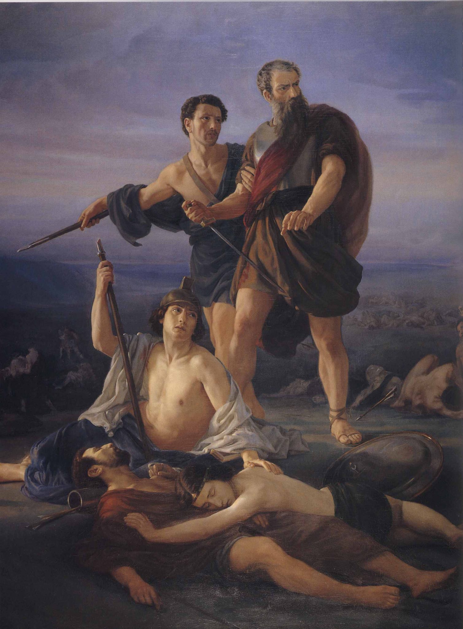 Эли Маркус. Смерть царя Саула. 1848