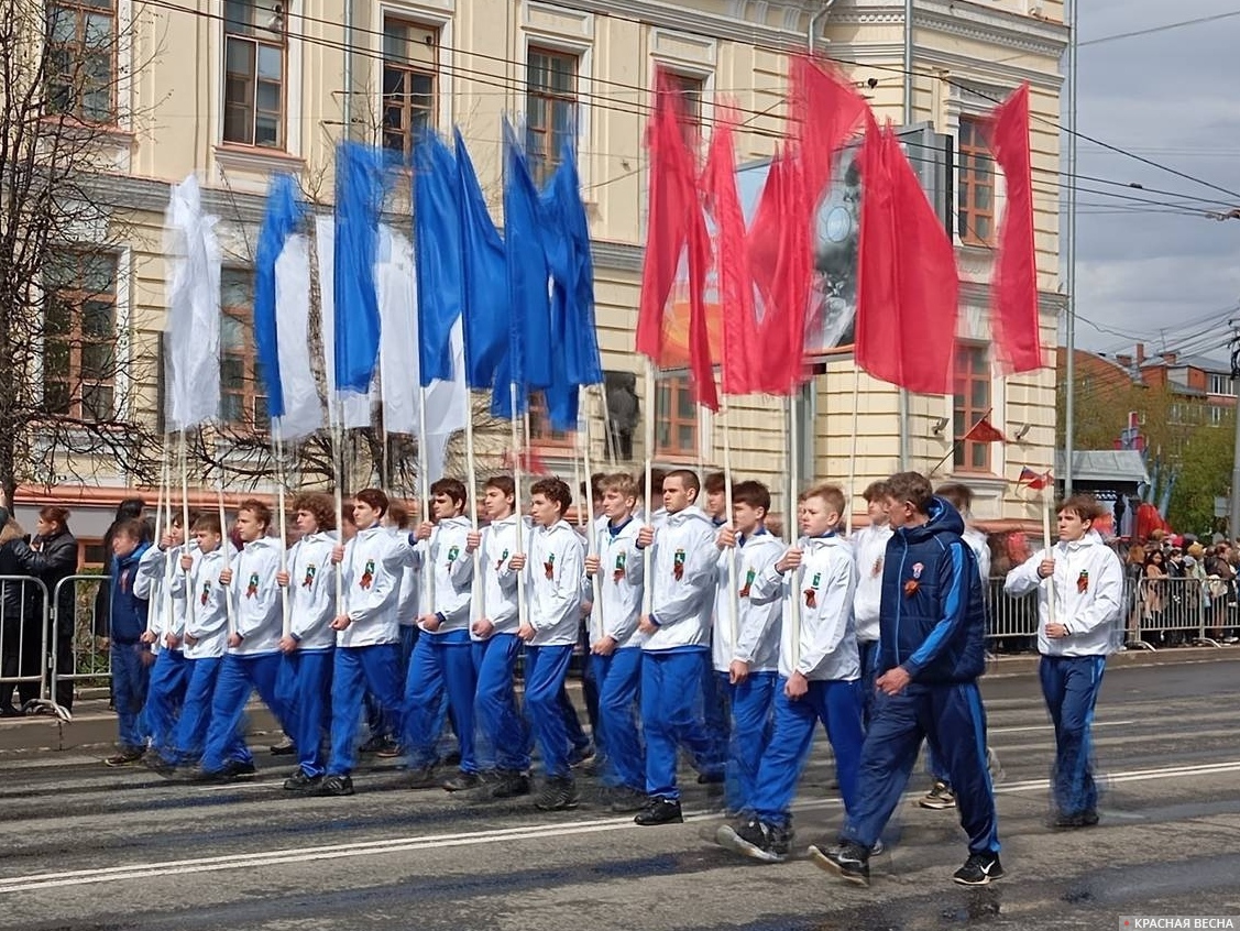 Парад Победы 2026 года. Томск. Спортсмены