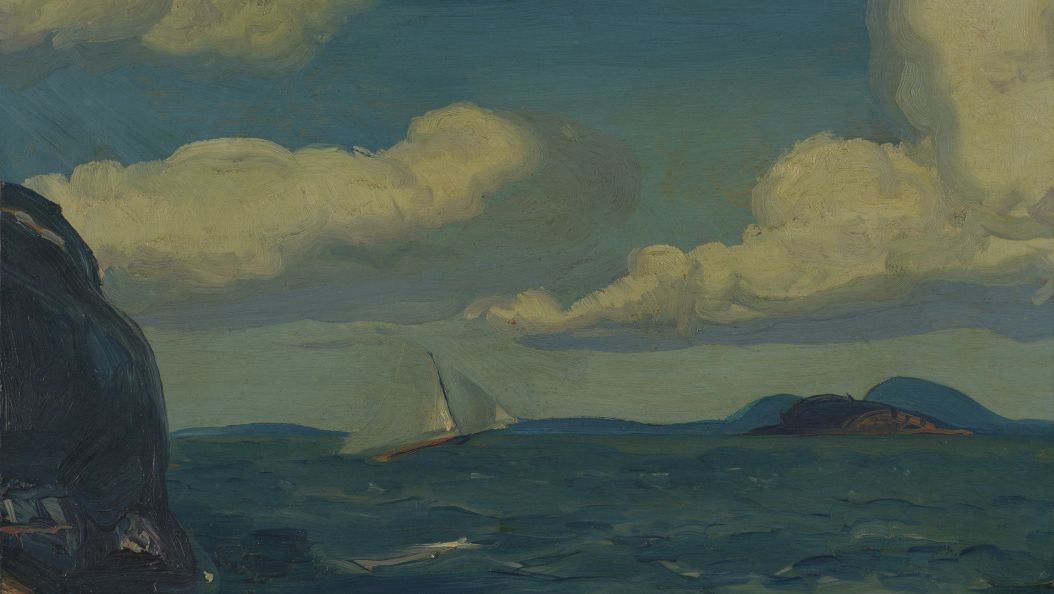 Джордж Уэсли Беллоуз. Свежий ветер (фрагмент). 1913