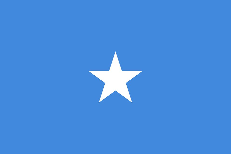 Флаг Сомали, автор: OpenClipart-Vectors, лицензия: CC0 1.0