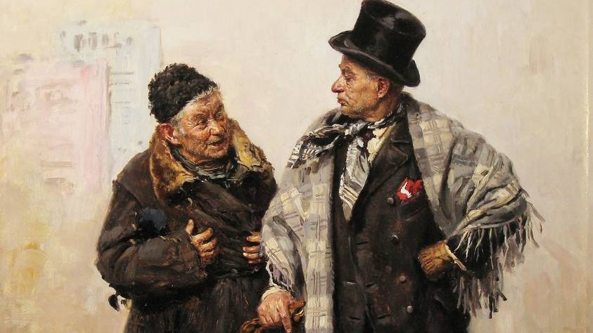 Владимир Маковский. Не припомню (фрагмент). 1898