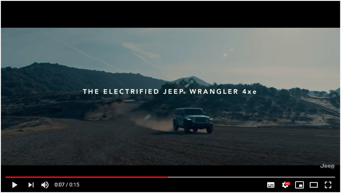 Гибридный внедорожник Jeep Wrangler 4xe