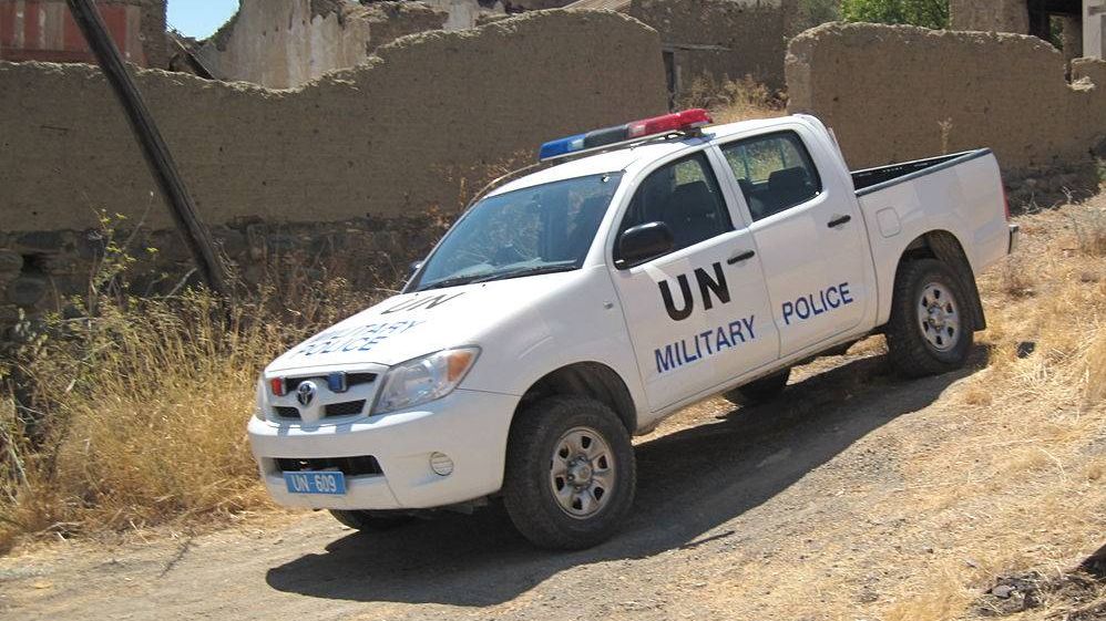 Машина военной полиции ООН