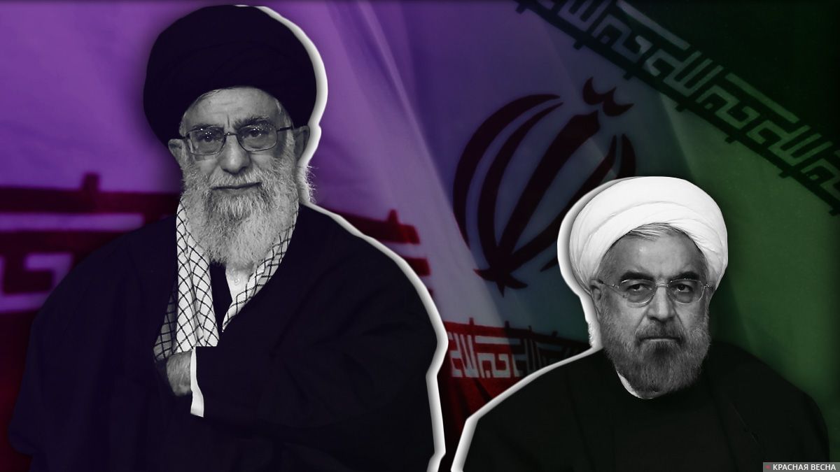 Али Хаменеи и Хасан Рухани