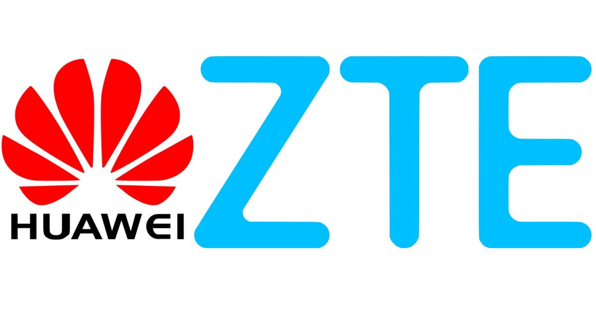 Логотипы Huawei и ZTE