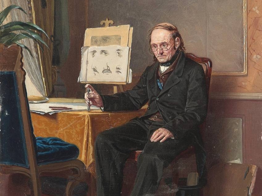 Василий Перов. Учитель рисования (фрагмент). 1867