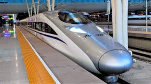 Китайский поезд в Шанхае