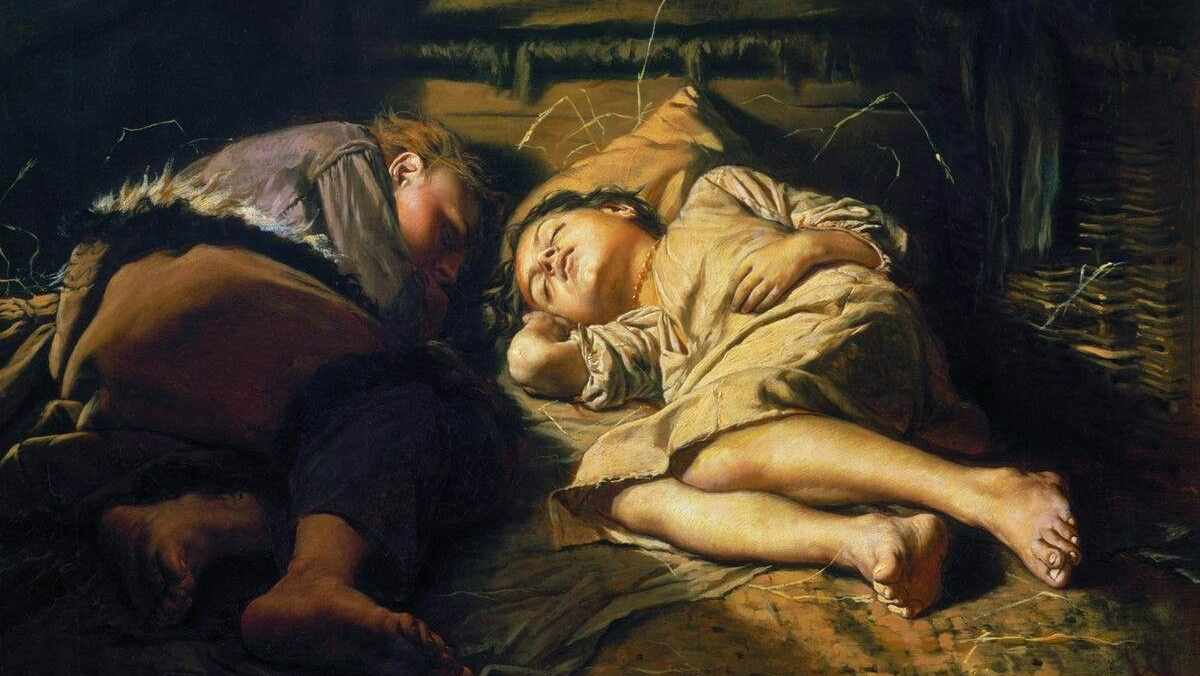 Василий Перов. Спящие дети. 1870