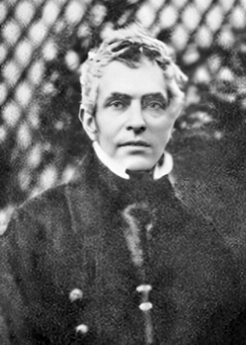 Фотография Джона Нельсона Дарби. Сад дворца Эйнар в Женеве. 1840