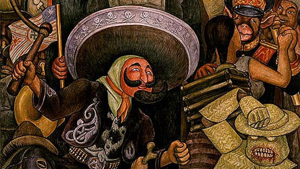Диего Ривера. Карнавал мексиканской жизни. Диктатура (фрагмент)