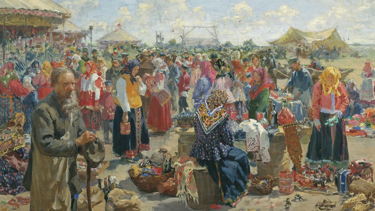 Иван Куликов. Ярмарка. 1910 г