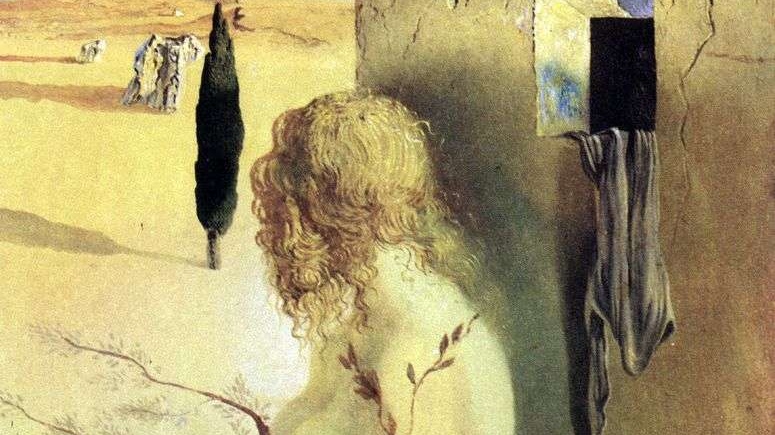Сальвадор Дали. Тревожный знак (фрагмент). 1934