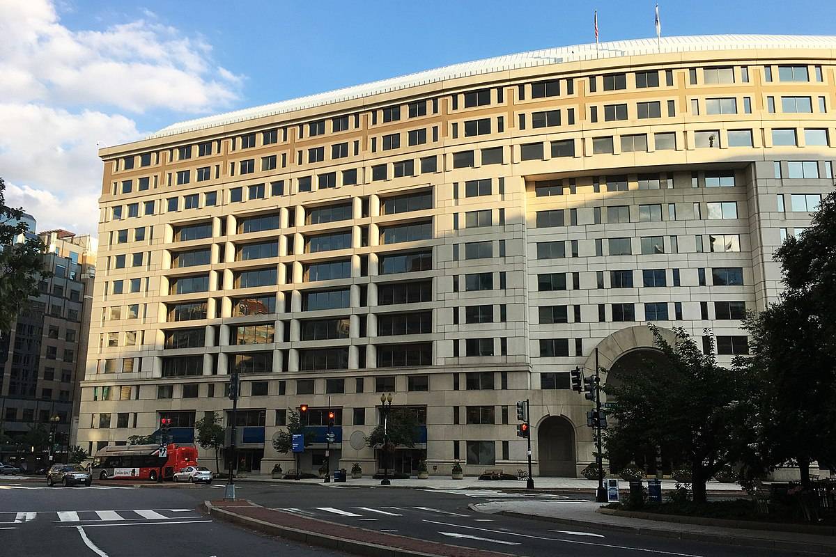 Штаб квартира Межамериканского банка развития (МБР) в Вашингтоне