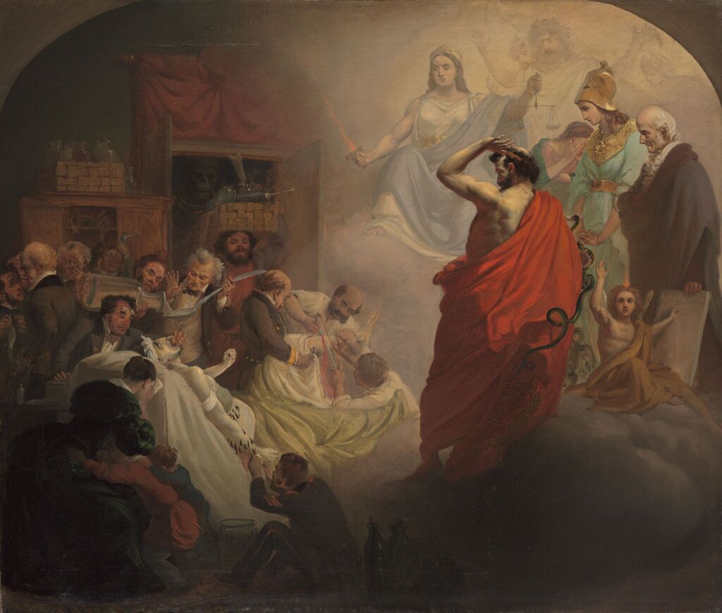 Александр Бейдеман. Аллегория. 1857