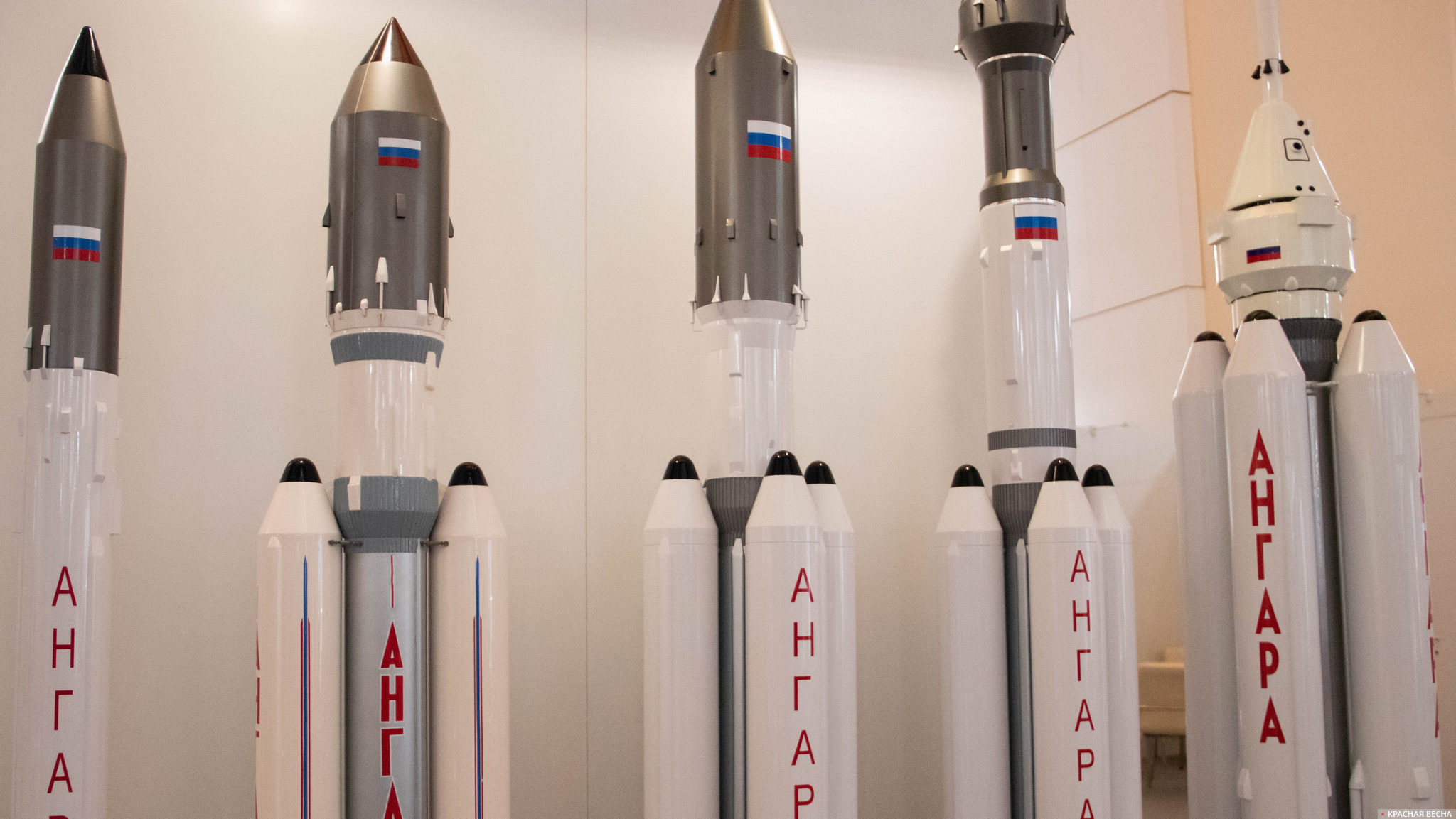Макеты ракет семейства «Ангара»