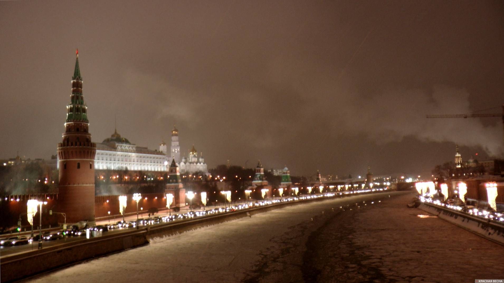 Московский Кремль ночью