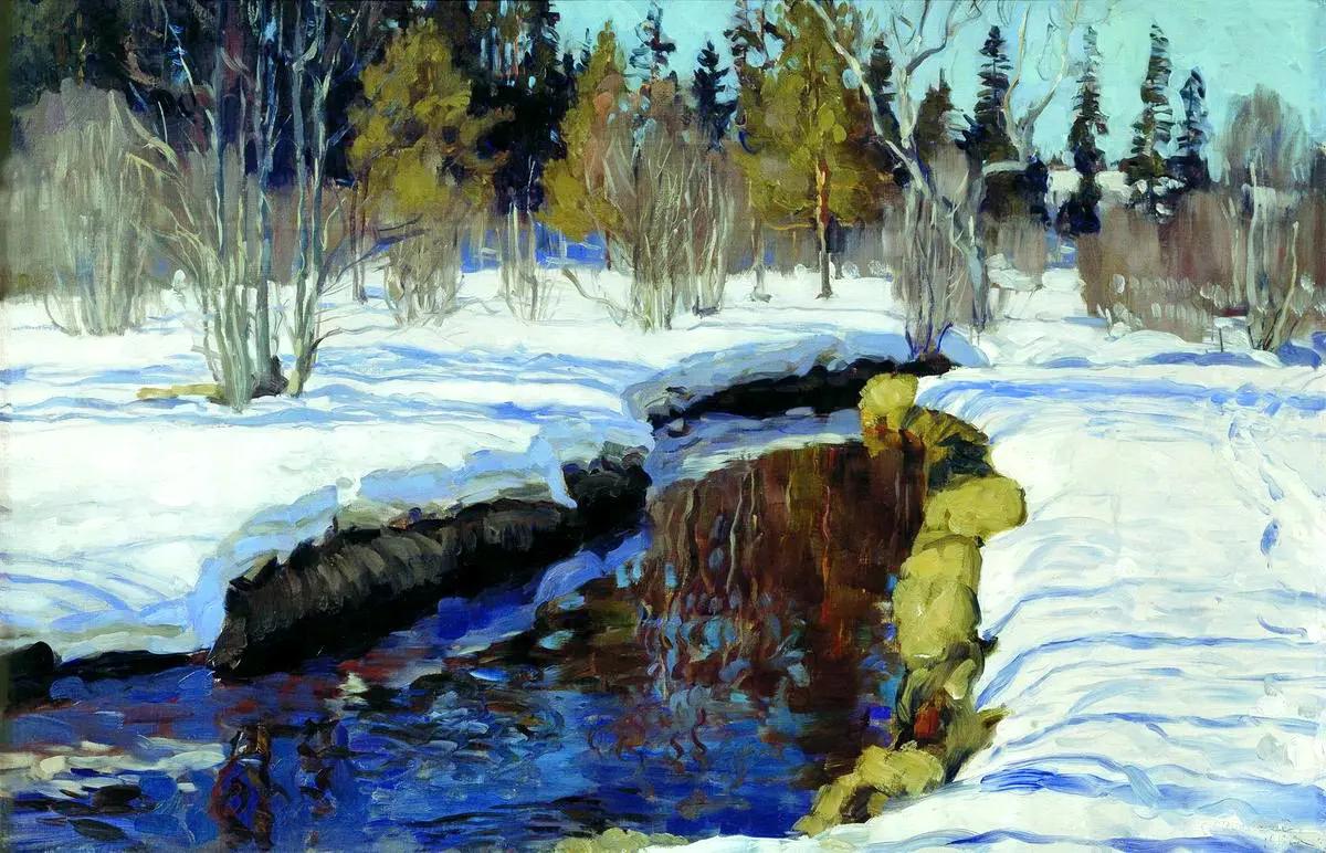 Станислав Жуковский. Зима. 1910