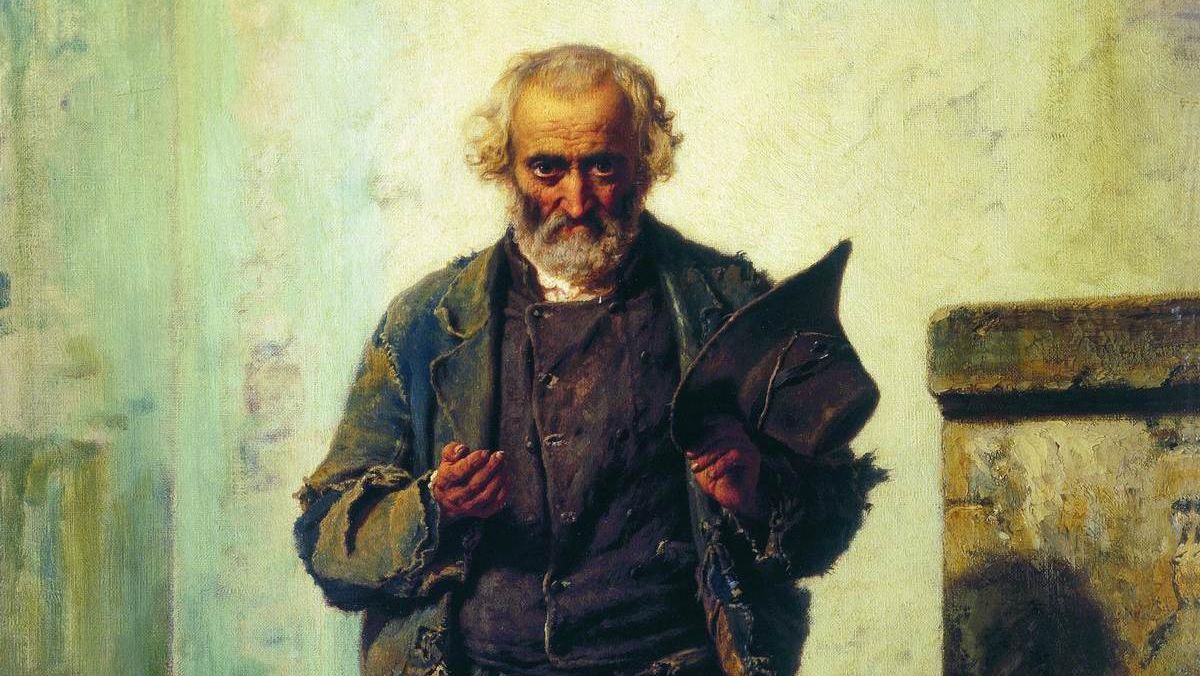 Федор Бронников. Старик-нищий. 1869 год