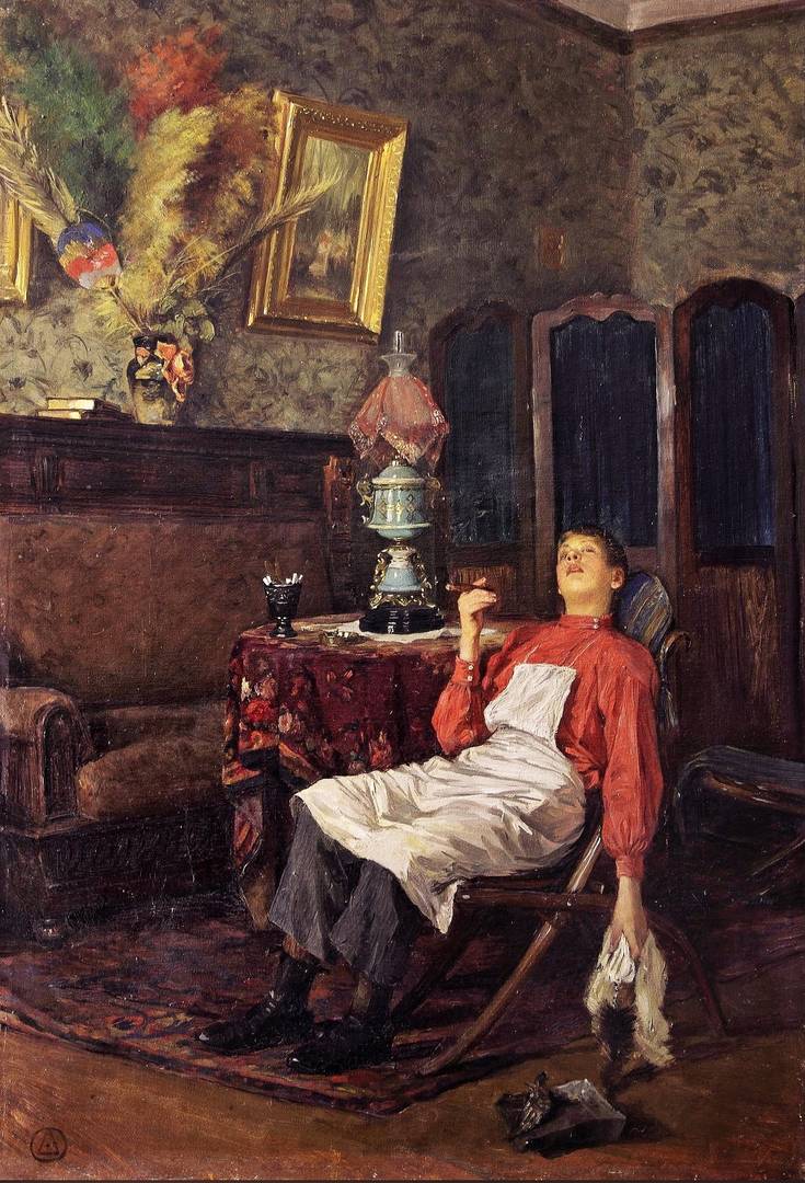Владимир Маковский. Без хозяина. 1911