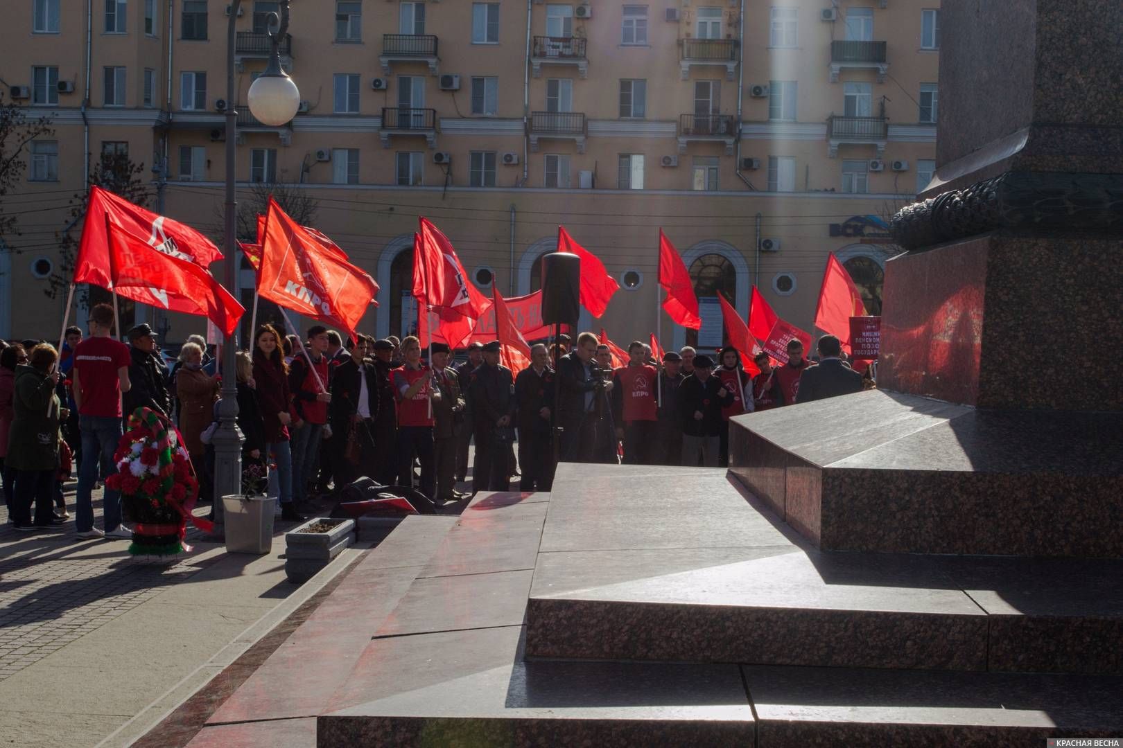 Митинг в честь 102-й годовщины Великой Октябрьской Социалистической революции 