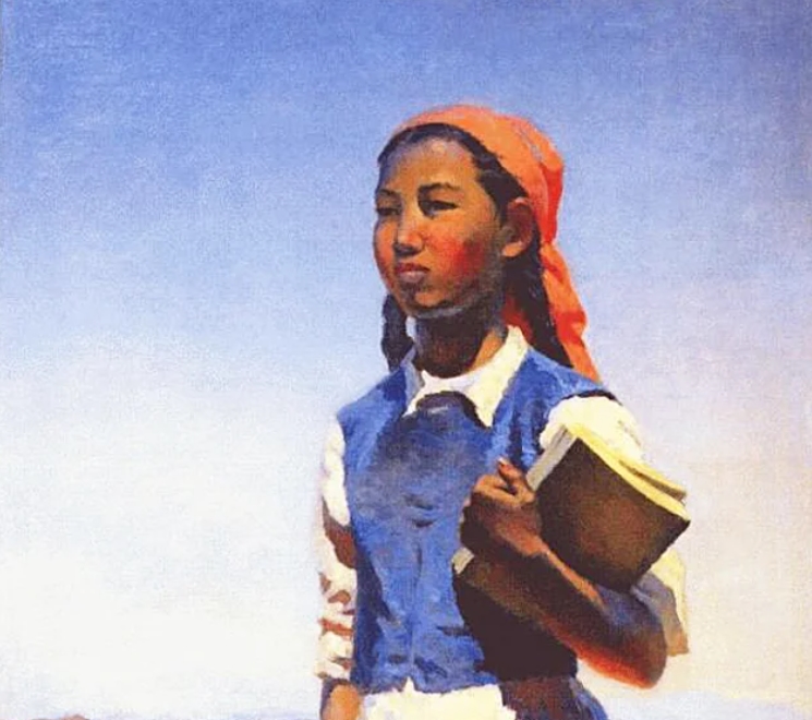 Семён Чуйков. Дочь Советской Киргизии (фрагмент). 1948