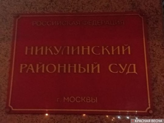 Никулинский районный суд г. Москва