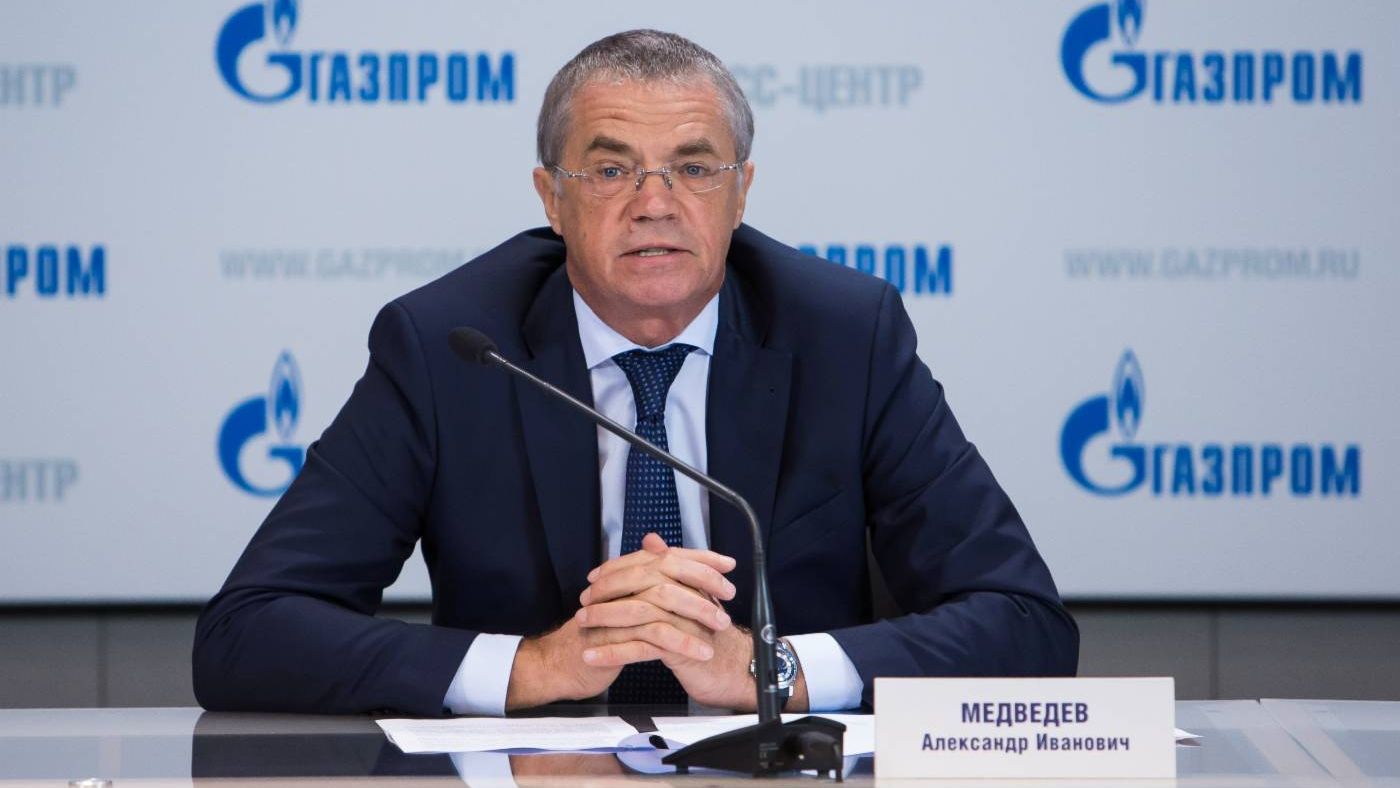 Заместитель председателя правления «Газпрома» Алекандр Медведев