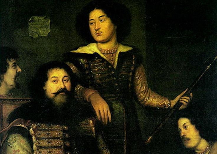 Неизвестный художник. Групповой портрет русского посольства (фрагмент). 1662