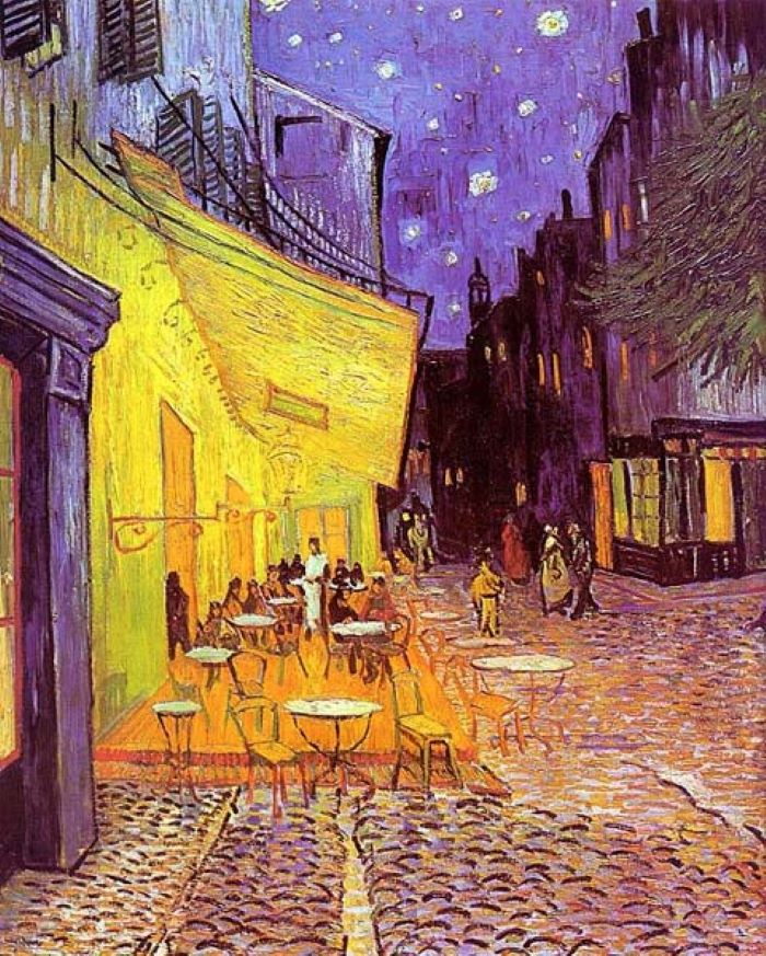 Винсент ван Гог. Терраса кафе вечером.1888