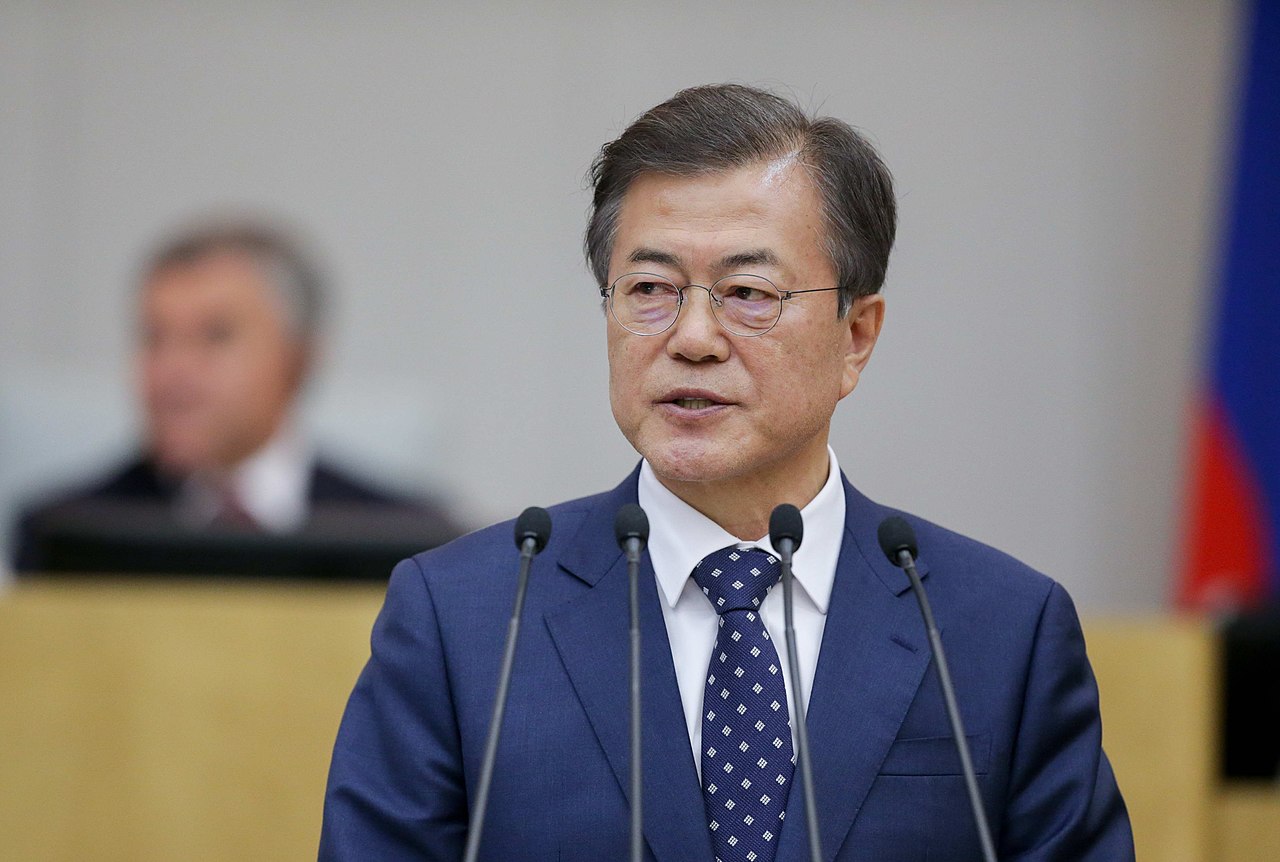 Президент республики Корея Мун Чжэ Ин