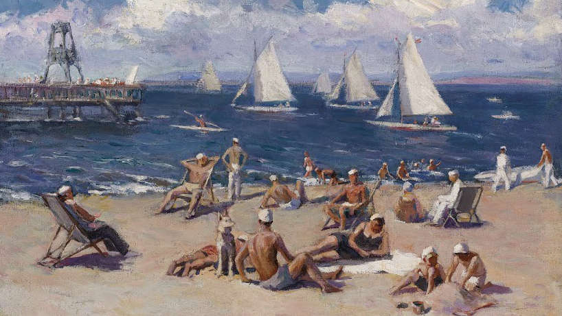 Борис Шапошников. Пляж. 1951