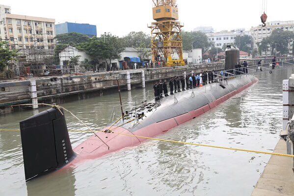 Подводная лодка «Калвари» — первая субмарина типа «Скорпен», построенная для ВМС Индии