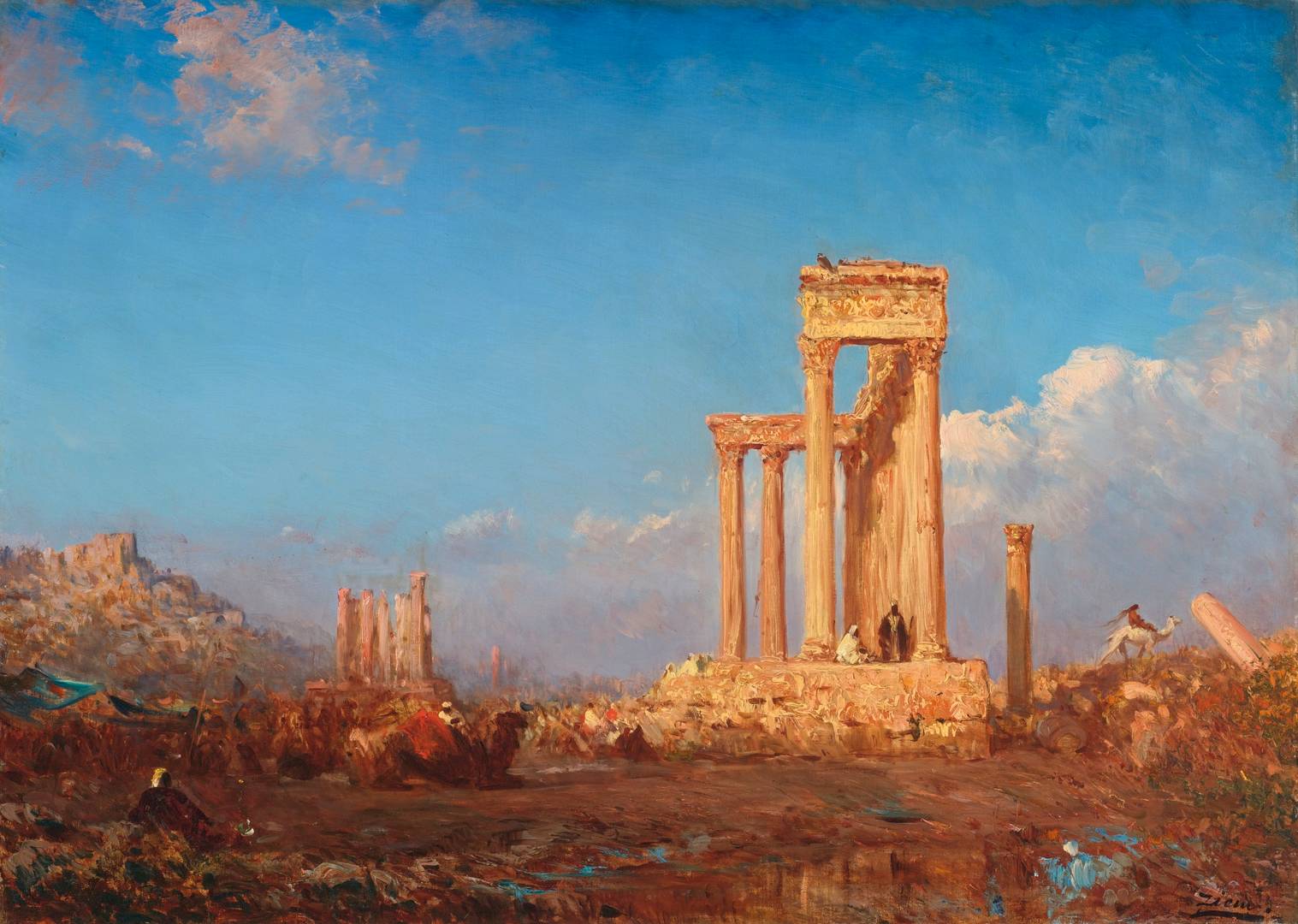 Феликс Зим. Руины. Пальмира. 1821-1911г