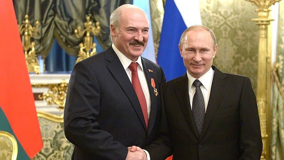 В. Путин и А. Лукашенко