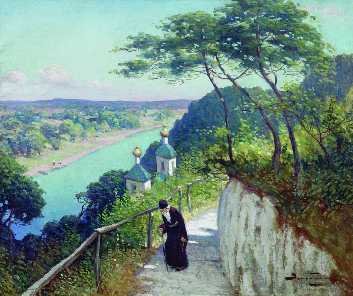Виктор Зарубин. Часовня Святогорского монастыря. Конец XIX — начало XX вв.
