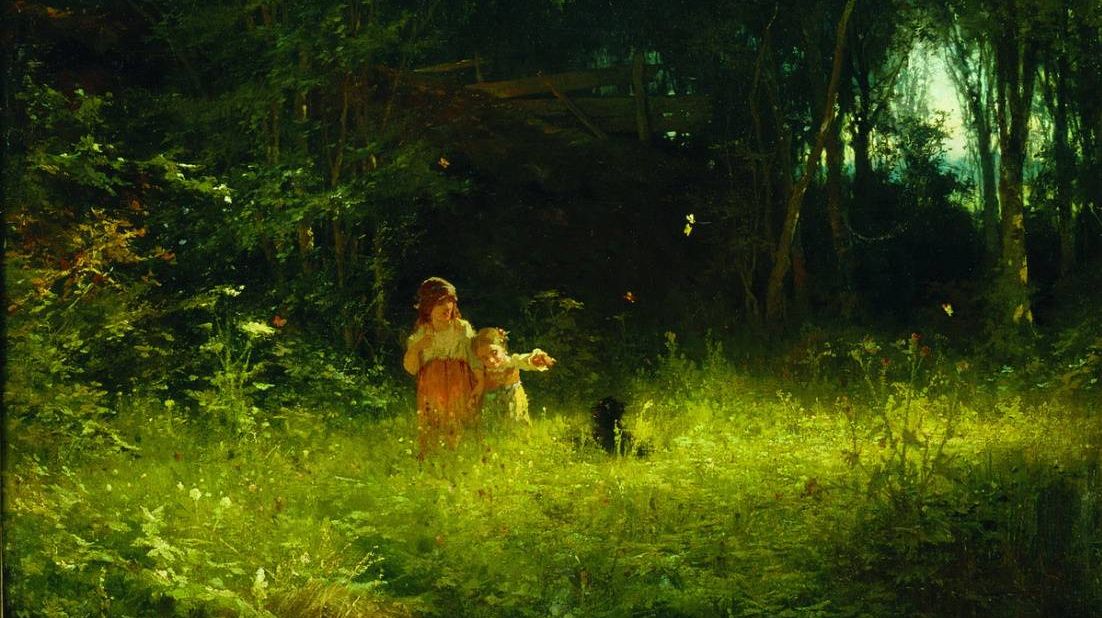 Иван Крамской. Дети в лесу. 1887