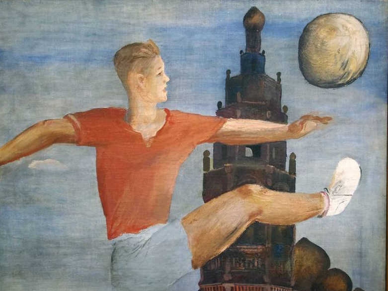 Александр Дейнека. Футболист (фрагмент). 1930