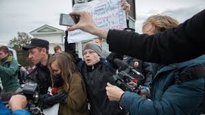 Задержание. Митинг Навального. Екатеринбург. 07.10.2017.