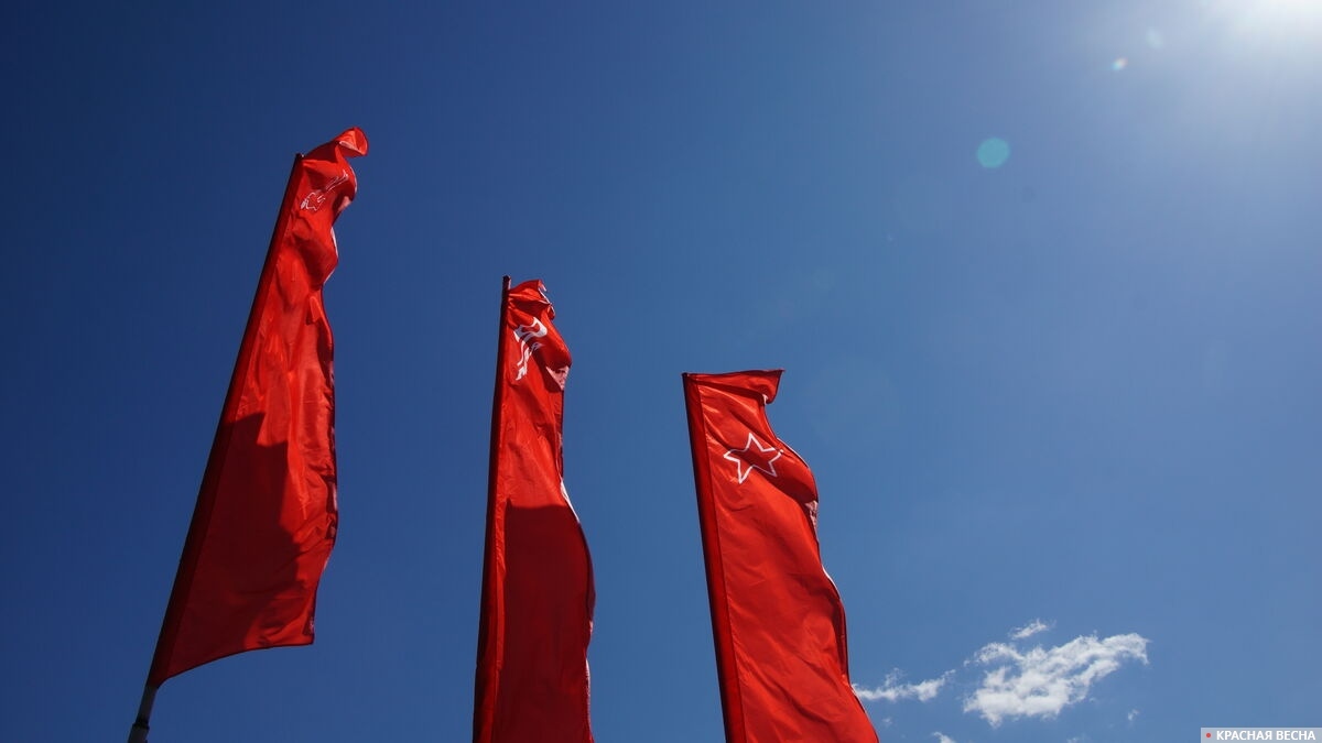Красные флаги в Воронеже