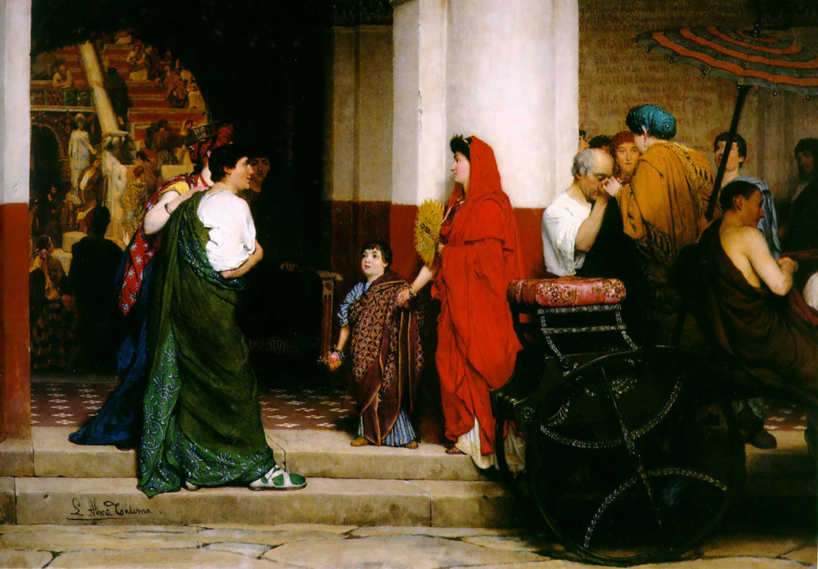 Вход в римский театр. 1866