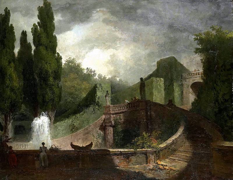 Жан Оноре Фрагонар. Вилла д´Эсте в Тиволи. ок. 1759