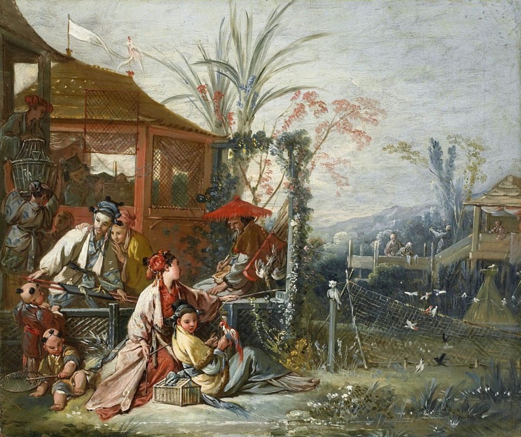 Франсуа Буше. Китайская охота. XVIII век.