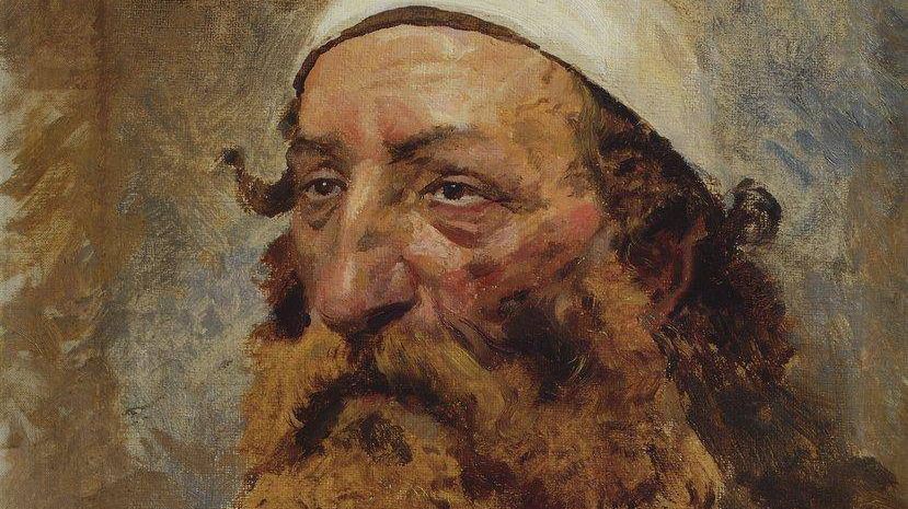 Василий Поленов. Голова еврея. 1884